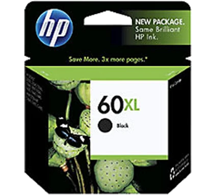 HP CC641WN HP 60XL Black High Yield Ink Cartridge