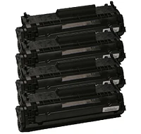 PACK of 4-HP Q2612A HP12A Laser Toner Cartridge