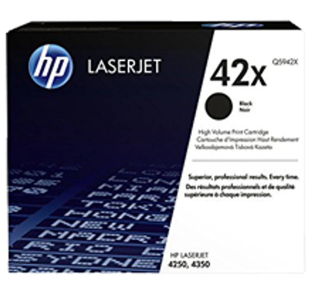 HP Q5942X HP42X Laser Toner Cartridge High Yield