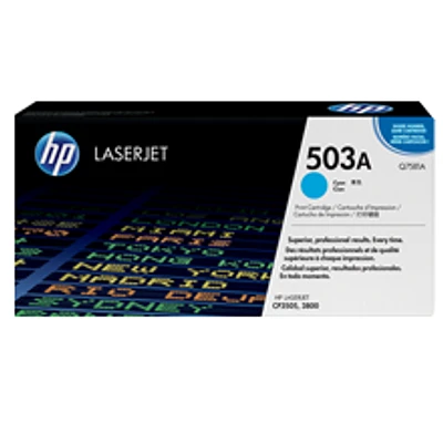HP Q7581A Laser Toner Cartridge Cyan