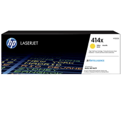 HP W2022X  (414X) Yellow High Yield Laser Toner Cartridge