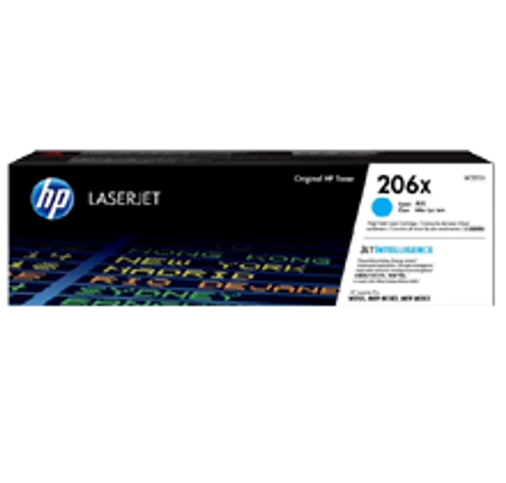 HP W2111X (206X) Cyan Laser Toner Cartridge High Yield