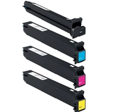 KONICA MINOLTA C300 / C352 Laser Toner Cartridge Set Black Cyan Yellow Magenta