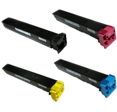 KONICA / MINOLTA TN213 Laser Toner Cartridge Set Black Cyan Yellow Magenta