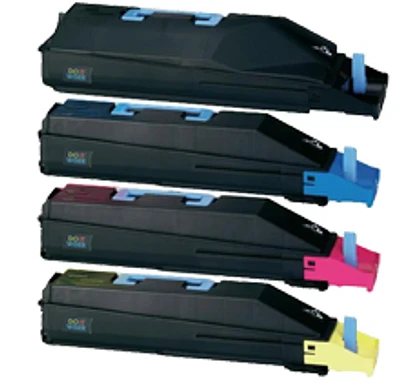 Kyocera / Mita TK882 Laser Toner Cartridge Set Black Cyan Yellow Magenta