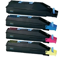 Kyocera / Mita TK882 Laser Toner Cartridge Set Black Cyan Yellow Magenta