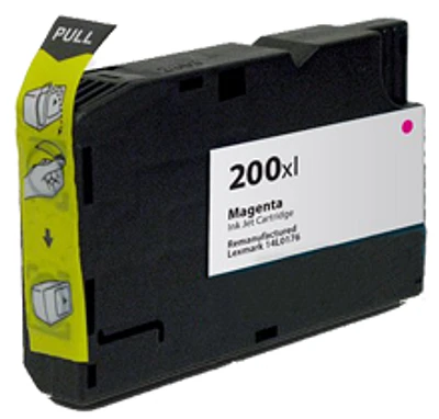 Lexmark 14L0176 (200XL) High Yield Ink / Inkjet Cartridge Magenta