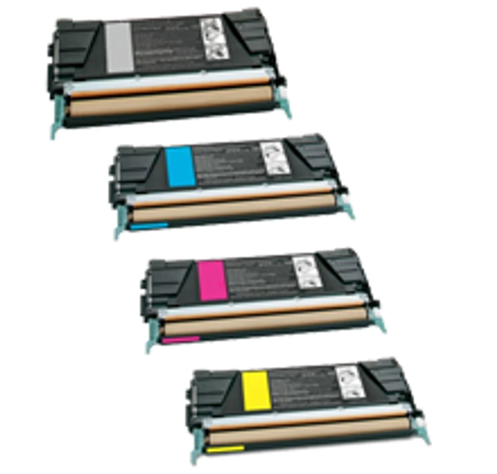 Lexmark C736 Laser Toner Cartridge Set Black Cyan Magenta Yellow