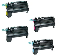 Lexmark C792 Laser Toner Cartridge Extra High Yield Set Black Cyan Magenta Yellow