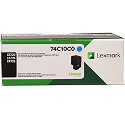 Lexmark IBM 74C1HC0 Cyan Laser Toner Cartridge