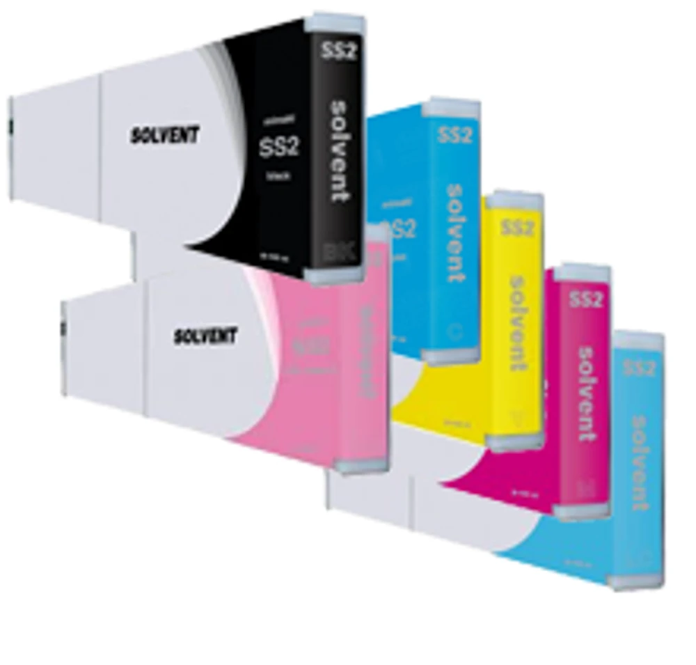 Mimaki SS2-440 Solvent Ink / Inkjet Cartridge Set Black Cyan Magenta Yellow Light Cyan Light Magenta