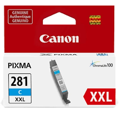 Canon 1980C001 (CLI-281XXL) Super High Yield Ink / Inkjet Cartridge Cyan