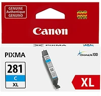 Canon 2034C001 (CLI-281XL) High Yield Ink / Inkjet Cartridge Cyan