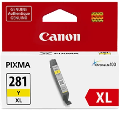 Canon 2036C001 (CLI-281XL) High Yield Ink / Inkjet Cartridge Yellow