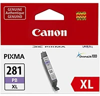 Canon 2038C001 (CLI-281XL) High Yield Ink / Inkjet Cartridge Photo Blue