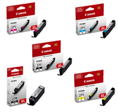 Canon High Yield PGI-270XL-BK / CLI-271XL Ink / Inkjet Cartridge Set