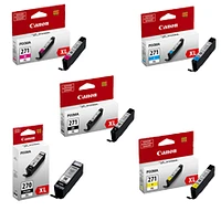 Canon High Yield PGI-270XL-BK / CLI-271XL Ink / Inkjet Cartridge Set