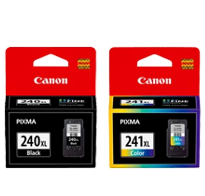 Canon PG240XL / CL241XL Ink / Inkjet Cartridge Combo Black Tri-Color