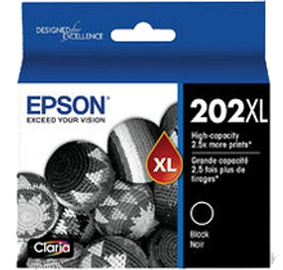 Epson T202XL120 (202) High Yield Black Ink / Inkjet Cartridge