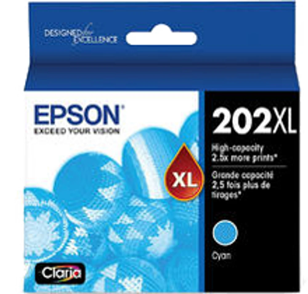 Epson T202XL220 (202) High Yield Cyan Ink / Inkjet Cartridge