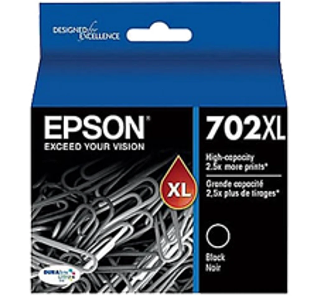 Epson T702XL120 High Yield INK/INKJET Cartridge Black