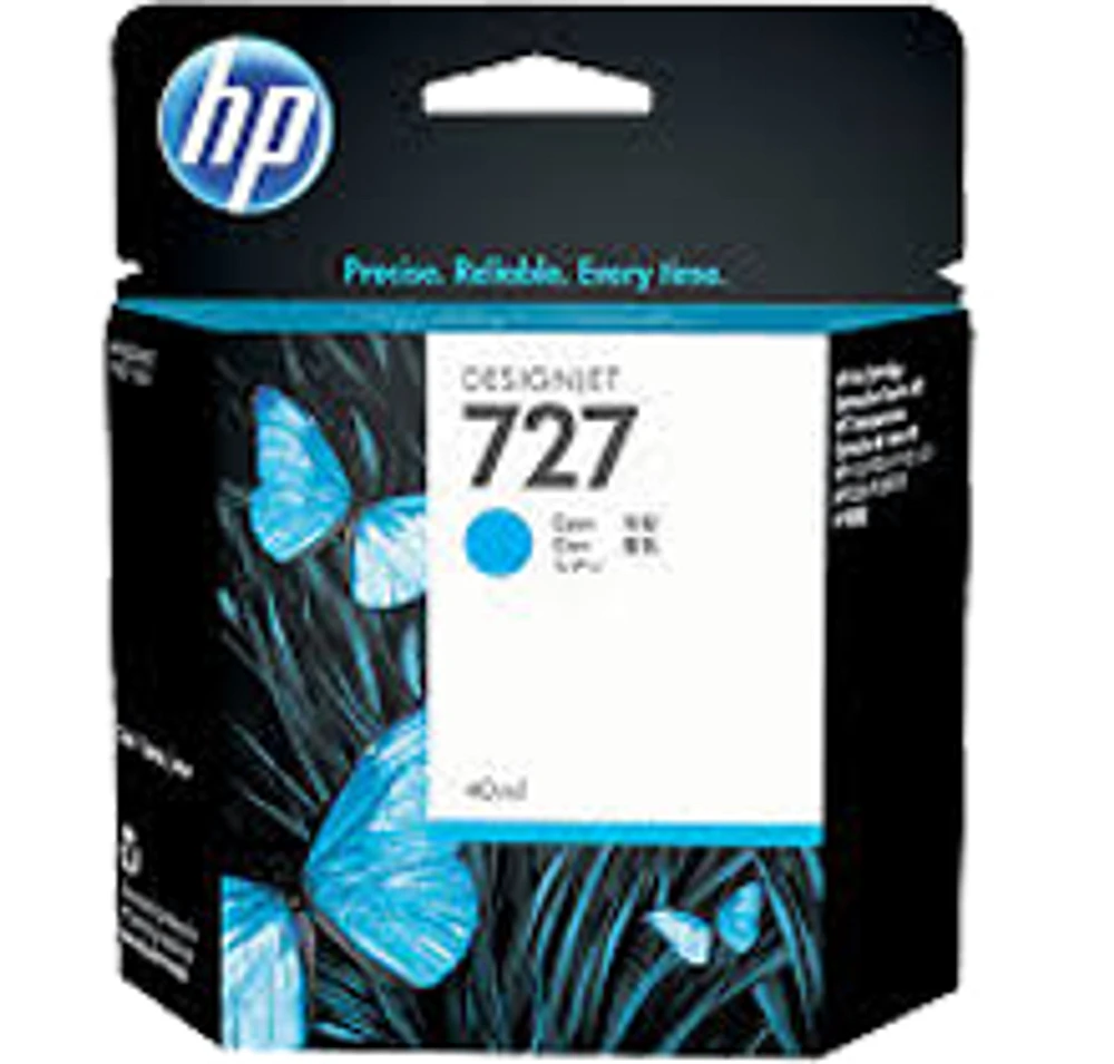 HP B3P13A (727) INK/INKJET Cartridge Cyan (40 ml)