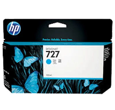 HP B3P19A (727) High Yield INK/INKJET Cartridge Cyan (130 ml)