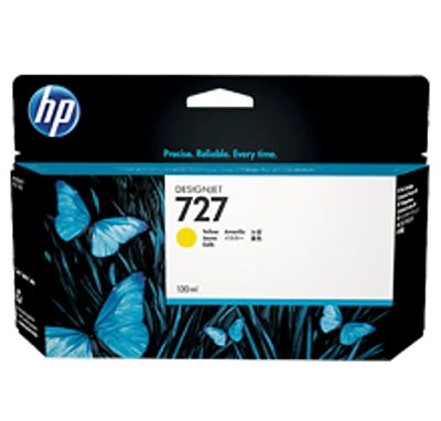 HP B3P21A (727) High Yield INK/INKJET Cartridge Yellow (130 ml)