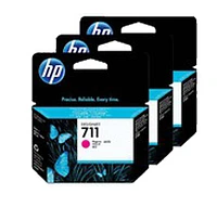 HP CZ135A (HP 711) Ink / Inkjet Cartridge High Yield Magenta 3 Pack