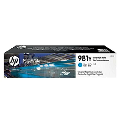 HP L0R13A (HP981) Extra High Yield Ink Cartridge Cyan