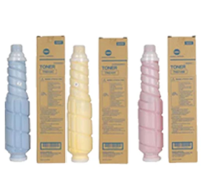 KONICA MINOLTA TN510 Laser Toner Cartridge Color Set Cyan Yellow Magenta