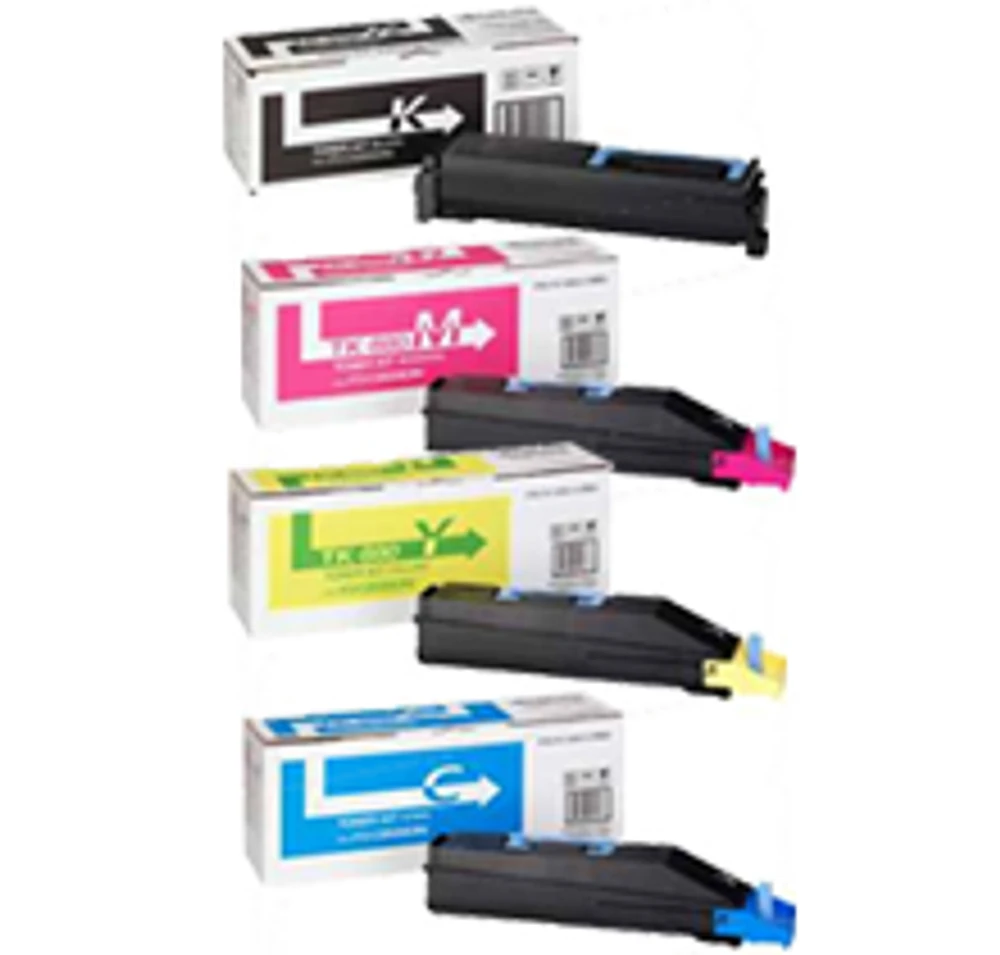 Kyocera / Mita TK-867 Laser Toner Cartridge Set Black Yellow Magenta Cyan