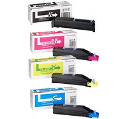 Kyocera / Mita TK-867 Laser Toner Cartridge Set Black Yellow Magenta Cyan