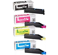 Kyocera / Mita TK-867 Laser Toner Cartridge Set Black Yellow Magenta Cyan