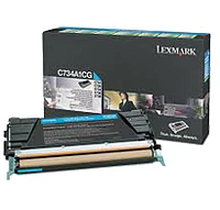 Brand new Original Lexmark C748H1CG High Yield Laser Toner Cartridge Cyan