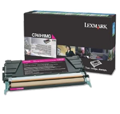 Brand new Original Lexmark C748H1MG High Yield Laser Toner Cartridge Magenta