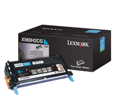 Lexmark X560H2CG High Yield Laser Toner Cartridge Cyan