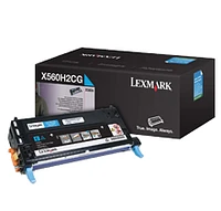 Lexmark X560H2CG High Yield Laser Toner Cartridge Cyan