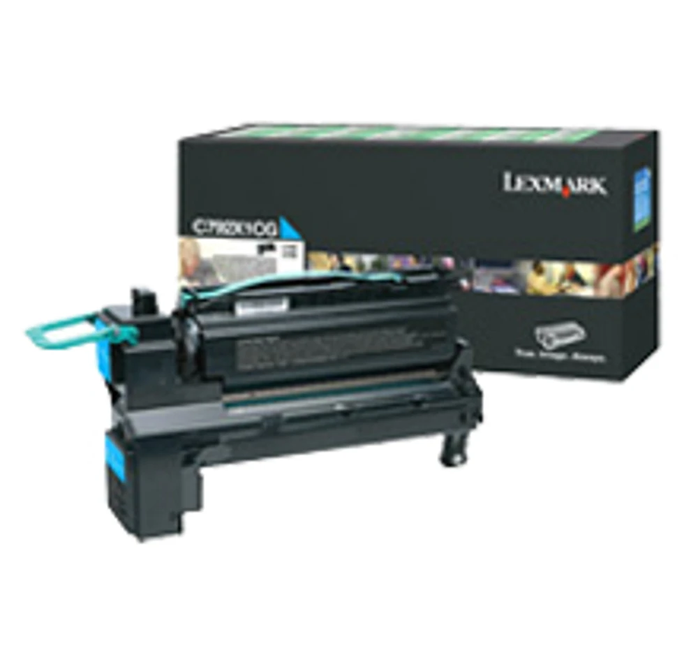 Lexmark X792X1CG Laser Toner Cartridge Cyan Extra High Yield