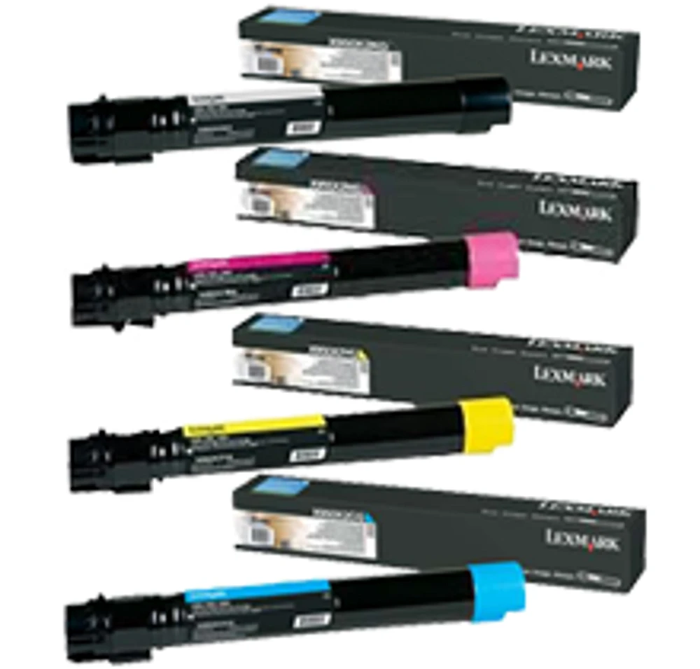 Lexmark X950 High Yield Laser Toner Cartridge Set Black Cyan Magenta Yellow