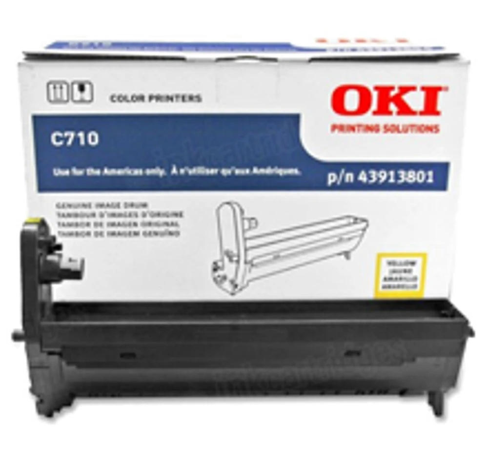 Okidata 43913801 Laser Drum Unit Yellow