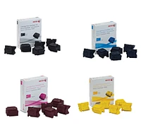 XEROX 8900 SOLID Ink Stick Set 6 Black Cyan Magenta Yellow