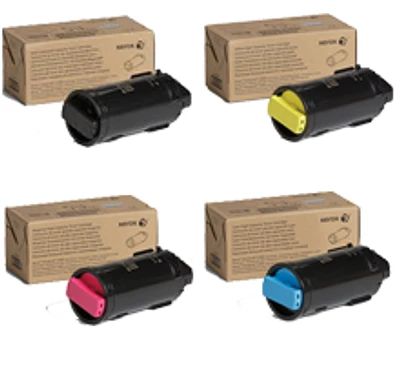 Xerox C500/C505 Laser Toner Cartridge Set Black Cyan Magenta Yellow