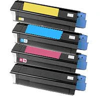 Okidata C3100 / C3200 Laser Toner Cartridge Set Black Cyan Yellow Magenta