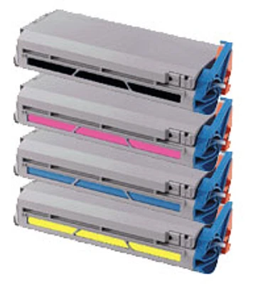 Okidata C7300 SET Laser Toner Cartridge Black Cyan Yellow Magenta