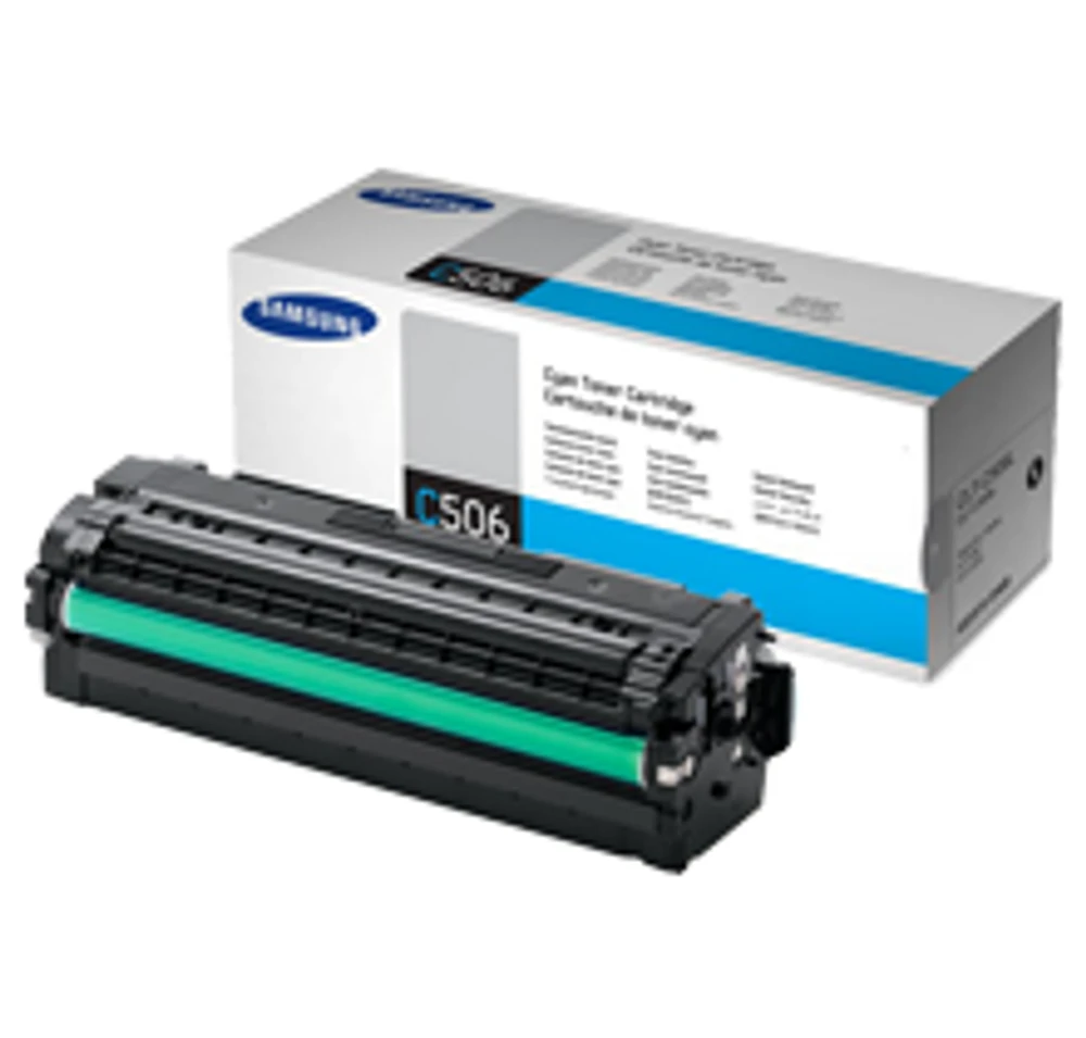 Samsung CLT-C506L Laser Toner Cartridge Cyan