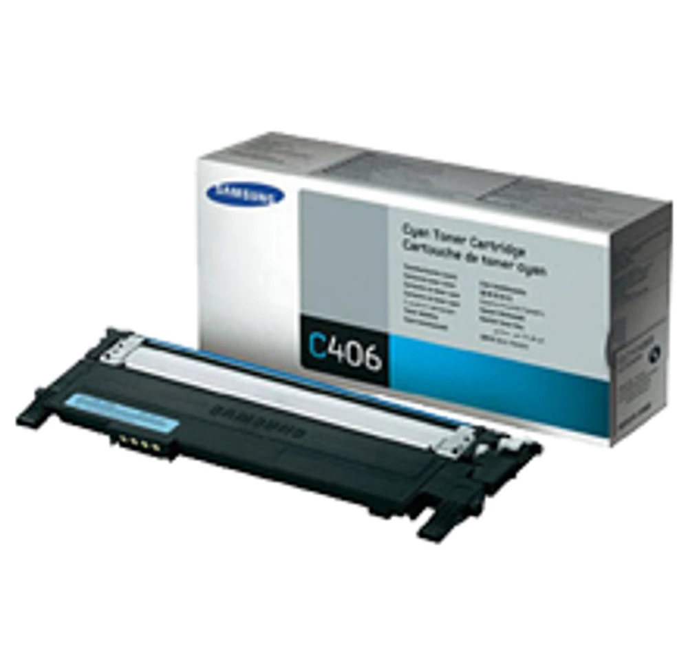 Samsung CLT-C406S Laser Toner Cartridge Cyan