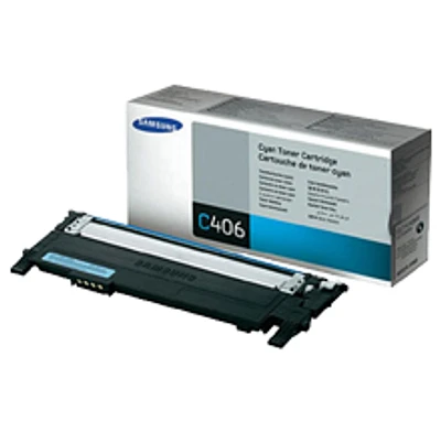 Samsung CLT-C406S Laser Toner Cartridge Cyan