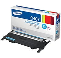 Samsung CLT-C407S Laser Toner Cartridge Cyan