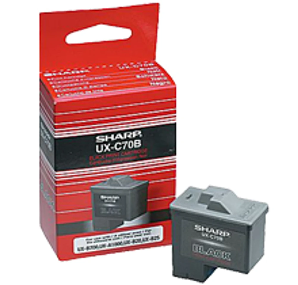 Sharp UXC70B Ink / Inkjet Cartridge Black